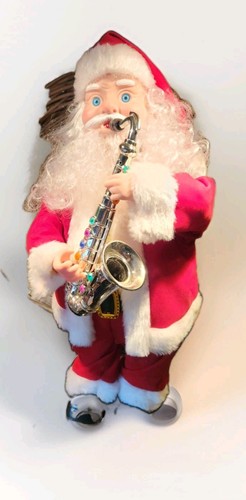 Vintage fibre optic santa - vintage,