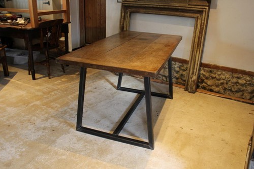 Table oak refectory - table,
