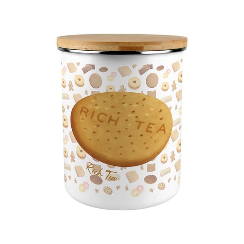 Rich tea biscuit canister - biscuit,