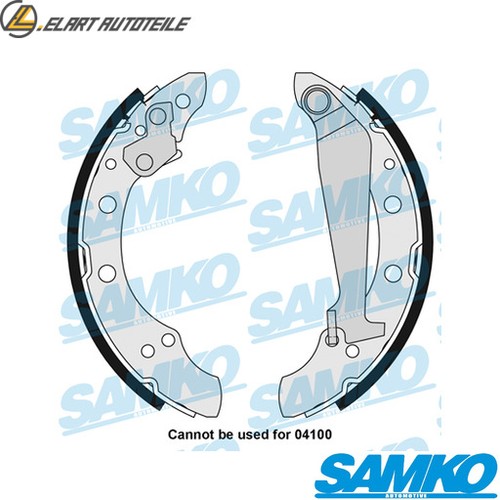 Brake shoe set - shoe, seat