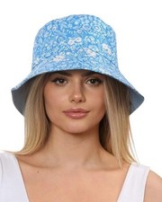 Ladies Floral Print Bucket Hat