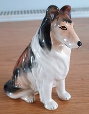 vintage porcelain Collie Dog