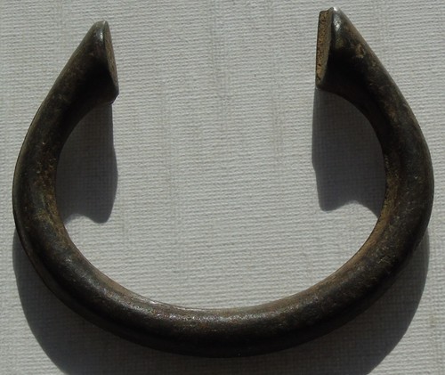 African bronze slave - slave, bracelet