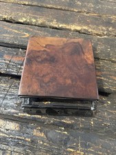 Lot1 RANGE ROVER Land Rover P38  Genuine Walnut Wood Drink Cup Holder Very Rare