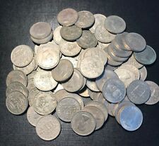 80 OLD BRITISH KGVI-QE II SHILLINGS ALL CLEAN NO BAD ONES FRUIT MACHINE