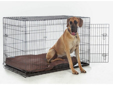 Double Door XXL Pet Cage H94xW137xD86cm | Large Dog Crate for Indoor Pet Storage