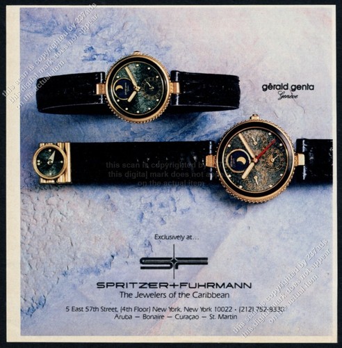 1988 gerald genta watch - 1988,