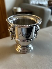Viners Sheffield Silver Plate Plated Small Miniature Ice Bucket Ornament