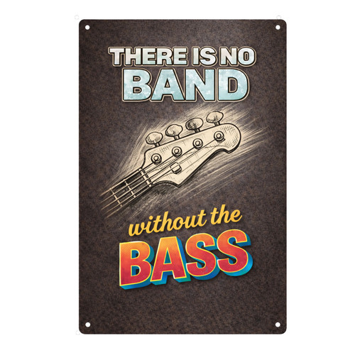 Bass guitar and band - and,
