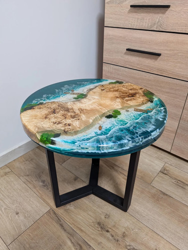 Ocean resin wood side - resin,