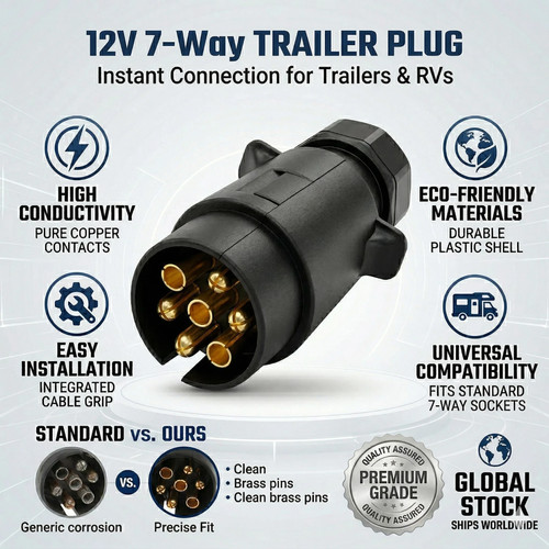 Pin towing electrics plug - electrics, &