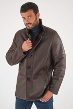 Shearling Coat Men Real