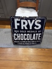 Fry’s Chocolate Enamel Sign. 300 Gold Medals.