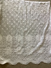 Paul Steiger Jardiniere White Net Curtain Approx Size D 53 W 196 Inches