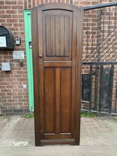 Antique vintage carved single hallrobe/wardrobe ready to be upcycled