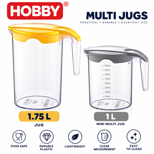 75l jug with lid water - 1l,