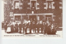 Pension Day at Auchtermuchty Post Office  North east Fife Library modern postcar