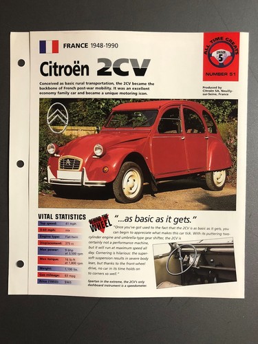 1948 1990 citroën - 2cv, imp