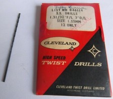 1.55mm Cleveland Jobber drill bit HSS Long Series