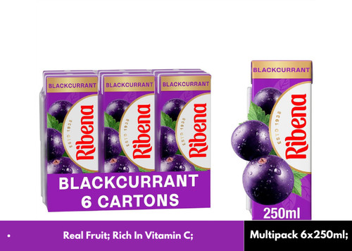 Ribena blackcurrant juice - ribena,