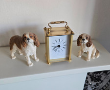 VINTAGE BRASS GERMAN INGERSOLL CARRIAGE CLOCK 70s 80s GOOD CONDITION.