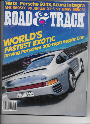 Road track magazine usa - track,