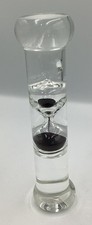Unusual Ornamental Gallileo Egg Timer With Black Sand.