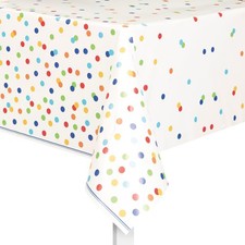 Rainbow Polka Dots Rectangular