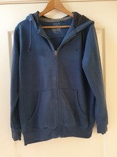 Men's Joules Full Zip Hoody Hemsby Sea Blue Size Medium M