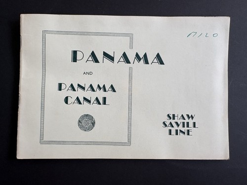 Shaw savill line 1961 panama - shaw,