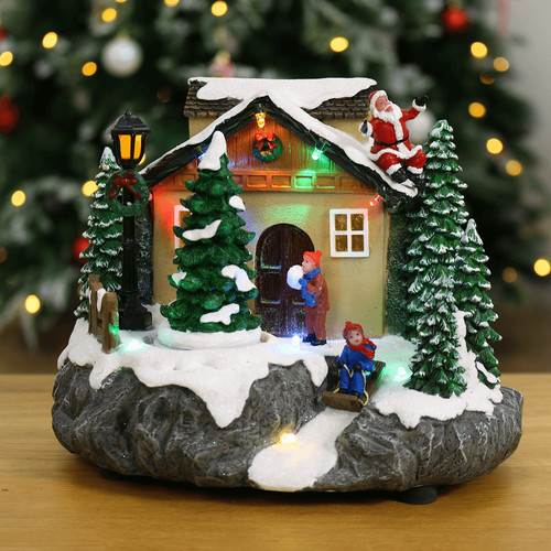 Christmas village scene light - scene,