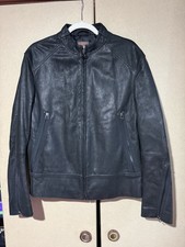 Mens Hugo boss Leather Biker