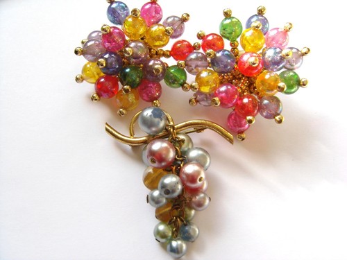 Vintage faux pearl bunch - pearl, of