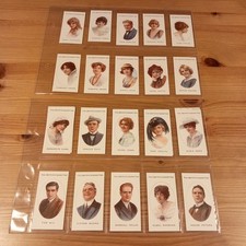 Rare 1920 F&J Smith Cinema Stars x8 Brands reprint (Full set 25) Cig Cards Excp