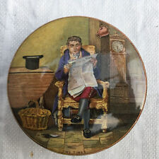 Prattware 'The Times' victorian pot lid pratt ware potlid c1860-1880