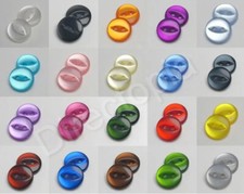 Fish Eye Buttons - 27 Colours 11.5mm 14mm 16mm 19mm - Eyed Buttons Baby Buttons