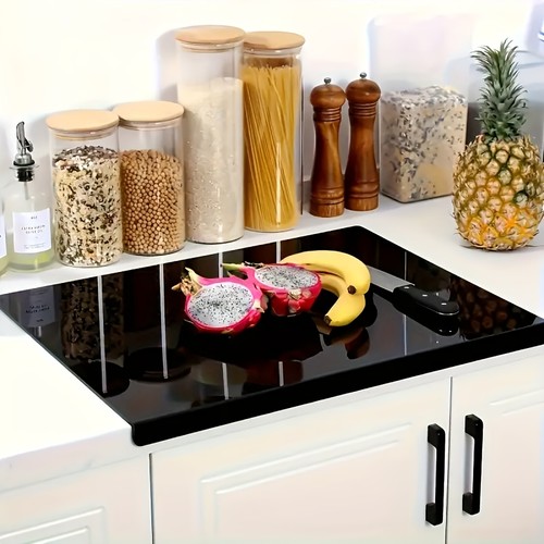 Large black acrylic - black,