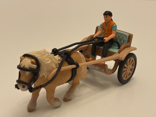 Retired schleich pony carriage - schleich,