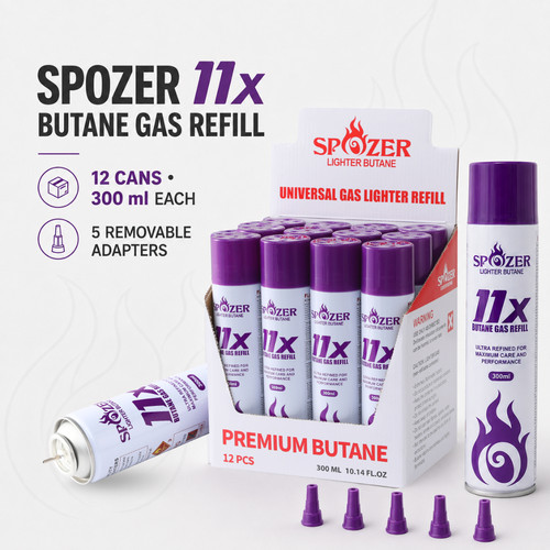 11x lighter butane gas refill - lighter,