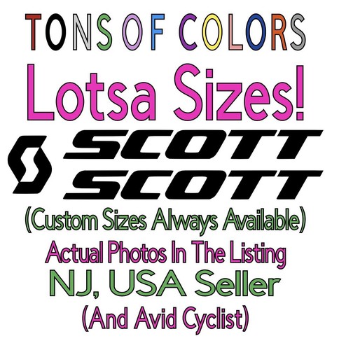 Scott bikes die cut - pc.,