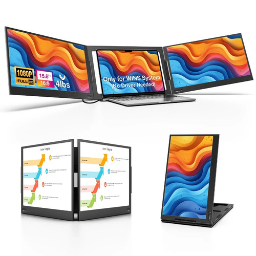 Qqh z80 portable dual - portable, monitor