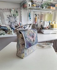 handmade patchwork quilted bag
