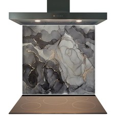 Printed Toughened Glass Splashback for Kitchen, Tempered Heat Resistant Glass