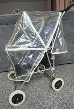 Silver Cross Wayfarer Dolls Push Chair & Raincover Vintage Excellent Condition