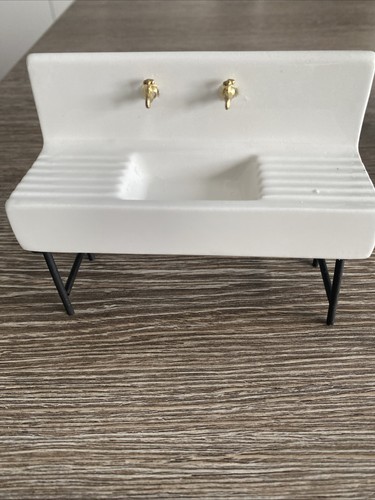 Dolls house porcelain sink - dolls,