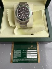 ROLEX Submariner 16610LV Green Bezel V Serial 2009 Full Set Kermit