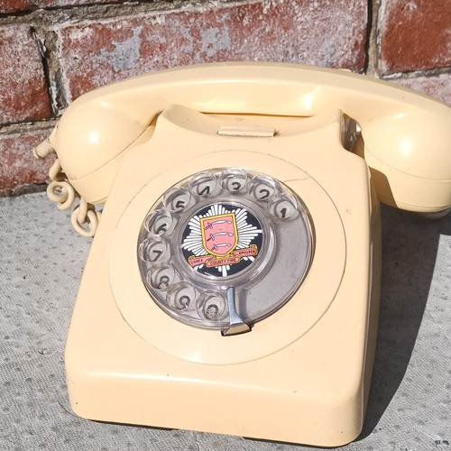 Cream 1950s rotary dial - cream,