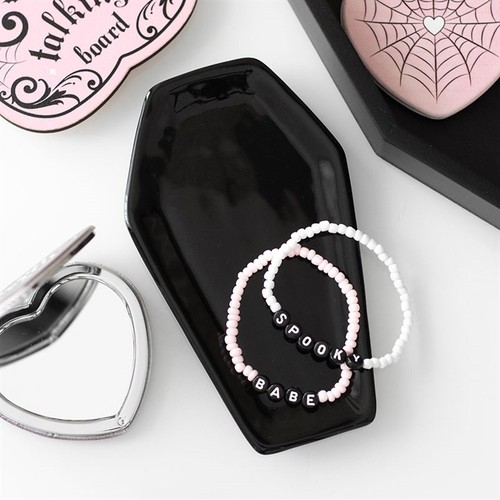 Black coffin trinket - black,