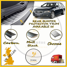 DOG BUMPER PROTECTOR GUARD Fits AUDI A4 Avant B8 11+ TRIM SCRATCH SILL COVER 