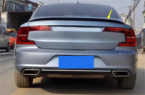 Abs rear trunk spoiler wing - b,